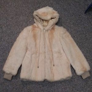 Vintage rabbit fur jacket